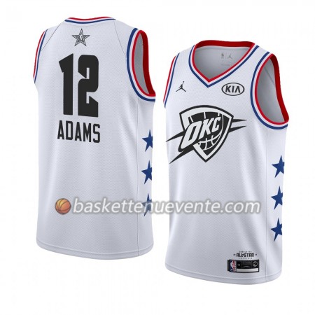 Maillot Basket Oklahoma City Thunder Steven Adams 12 2019 All-Star Jordan Brand Blanc Swingman - Homme